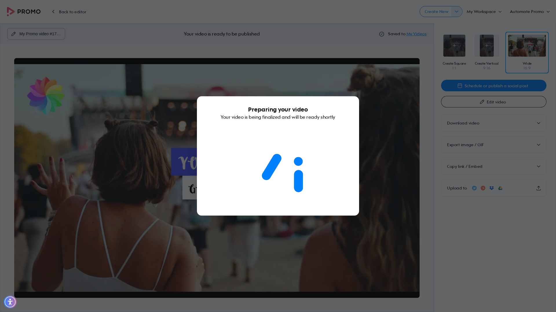 Test failure screenshot